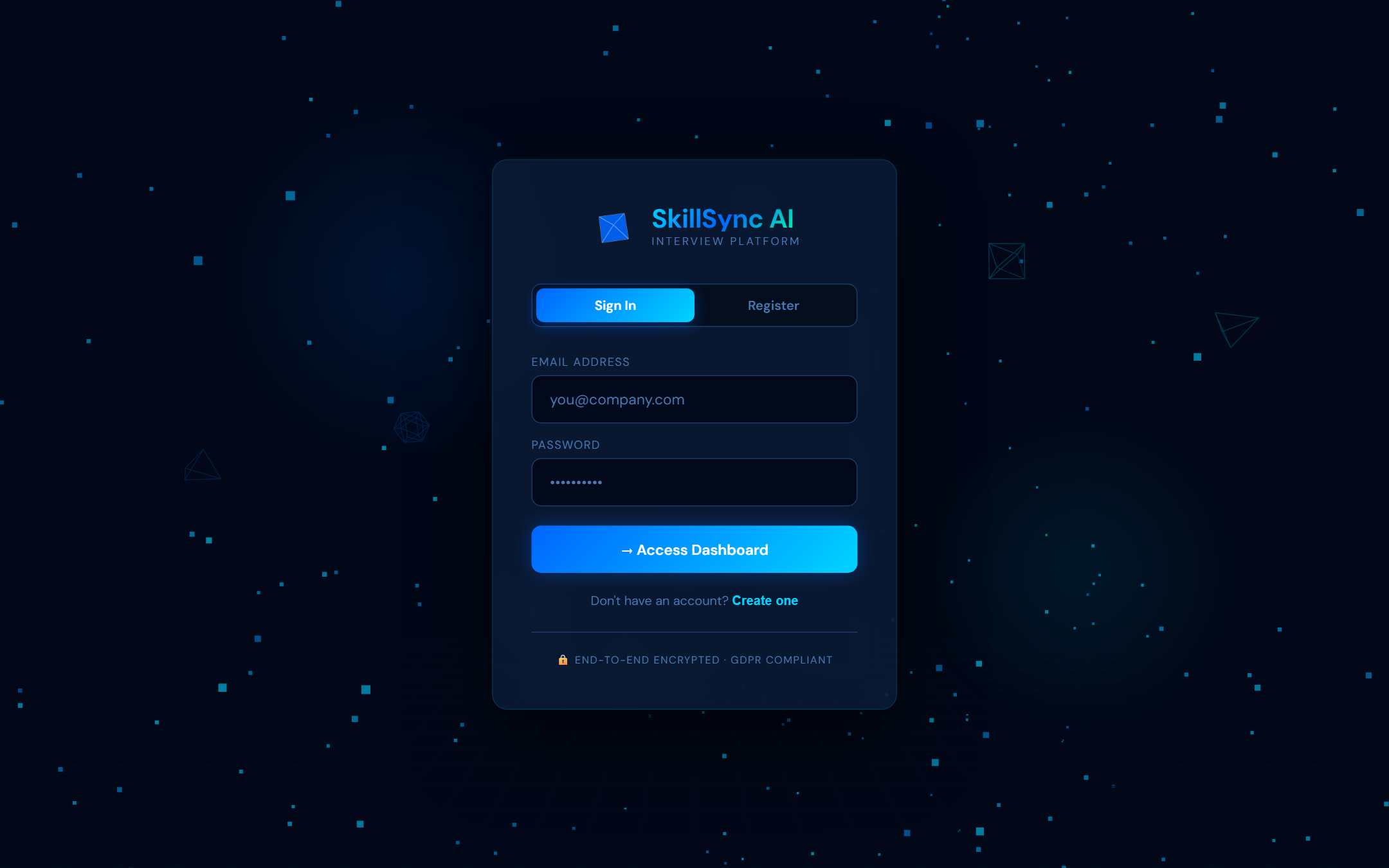 SkillSync AI — live site preview